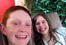 At the couscen's house